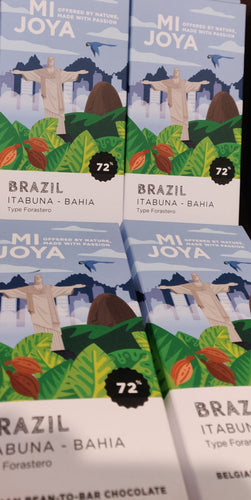 MI JOYA Tablette Beans to bars Brazil Itabuna - Bahia 72% - 75gr