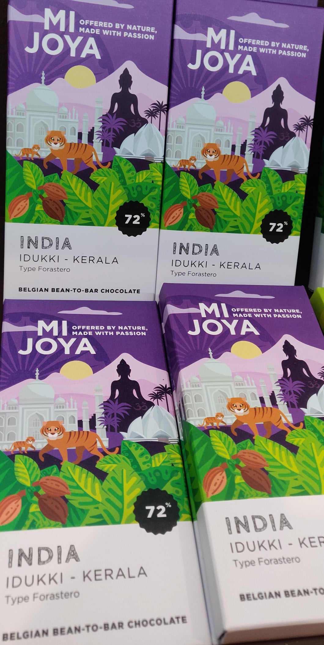 MI JOYA Tablette Beans to bars India Indukki - Kerala 72% - 75gr